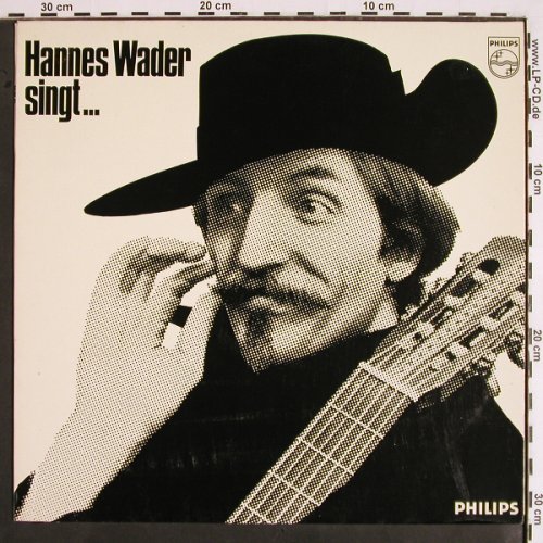 Wader,Hannes: singt..., Philips (844 360 PY), D Typ: LP Best.-Nr.: V1898 Preis: 7,50 Euro