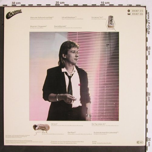 Merz,Kim: Wenn der Vollmond zuschlägt, Coconut (205 807-315), D, 1983 Typ: LP Best.-Nr.: V1977 Preis: 5,00 Euro