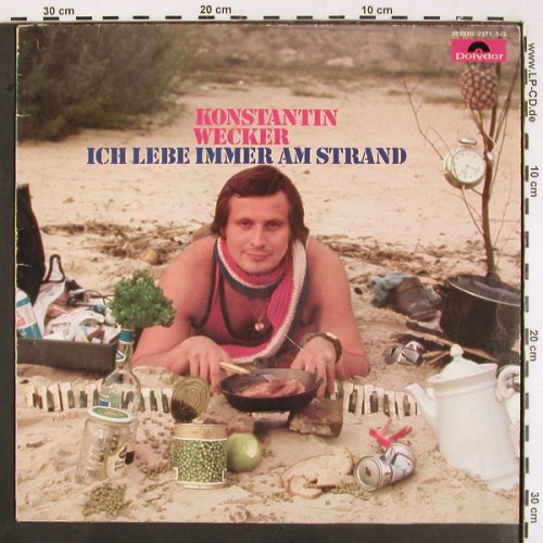 Wecker,Konstantin: Ich lebe immer am Strand, Polydor (2371 522), D, 1974 Typ: LP Best.-Nr.: V1989 Preis: 5,00 Euro