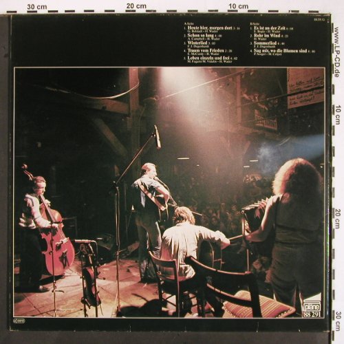 Wader,Hannes: Daß nichts bleibt wie es war (Live), Pläne (88 291 G), D, Foc, 1982 Typ: LP Best.-Nr.: V2029 Preis: 7,50 Euro