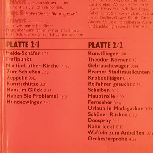 Insterburger: Sketsch-Up Nr.2, Foc, Philips (6623 026), D, 1973 Typ: 2LP Best.-Nr.: V2031 Preis: 7,50 Euro