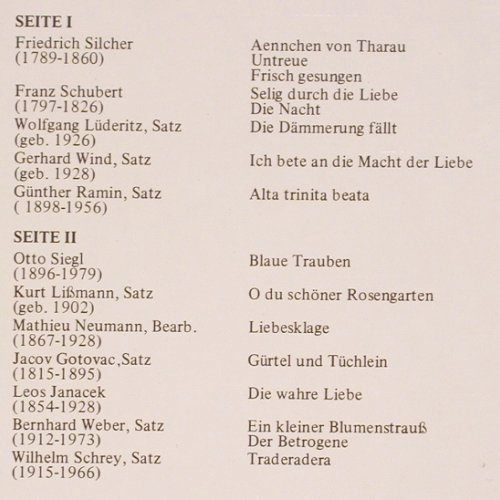 MGV Concordia Willingen: Ein Chor und seine Lieder, H.Franz, Life Records (3E 048-0106), D Typ: LP Best.-Nr.: V2037 Preis: 6,00 Euro