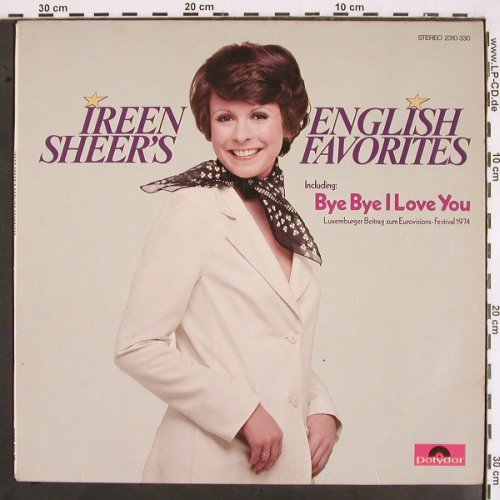 Sheer,Ireen: English Favorites, m-/vg+, Polydor (2310 330), D, 1974 Typ: LP Best.-Nr.: V2144 Preis: 6,00 Euro