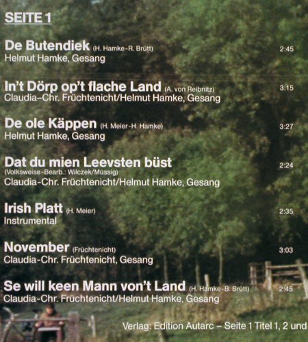 Speelwark: Plattdütsche Leeder, Teldec (6.26316 AS), D, 1986 Typ: LP Best.-Nr.: V2169 Preis: 7,50 Euro