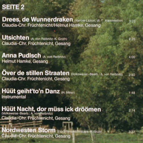 Speelwark: Plattdütsche Leeder, Teldec (6.26316 AS), D, 1986 Typ: LP Best.-Nr.: V2169 Preis: 7,50 Euro