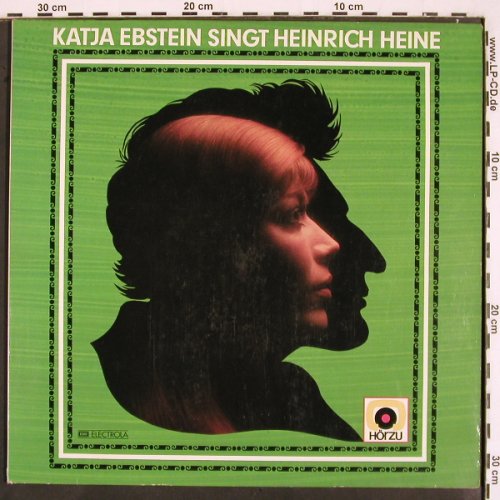 Ebstein,Katja: singt Heinrich Heine, Foc, HörZu (C 062-29 578), D, 1975 Typ: LP Best.-Nr.: V2337 Preis: 9,00 Euro