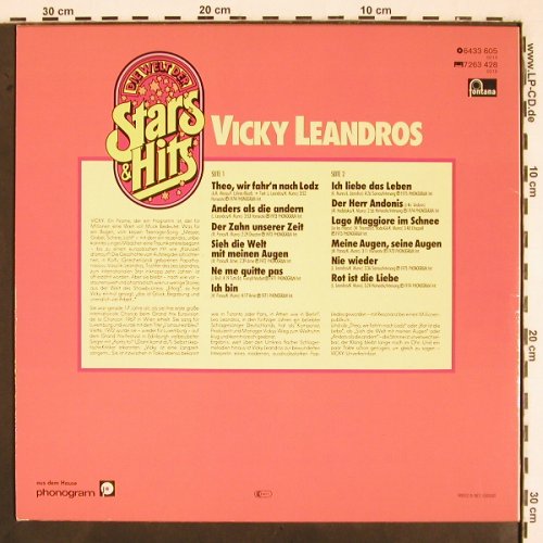Leandros,Vicky: Die Welt der Stars & Hits, Fontana (6433 605), D Typ: LP Best.-Nr.: V2383 Preis: 5,00 Euro