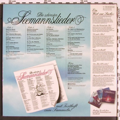 Heino: Die schönsten Seemannslieder,Foc, EMI / Hör Zu (134-46 021/22), D Typ: 2LP Best.-Nr.: V2458 Preis: 7,50 Euro