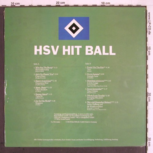 HSV Hit Ball:&nbsp;Showaddywaddy...S.Hallberg, 12 Tr., Kl.Böhnke (PD 150283), D,FS-NEW, 1983 Typ:&nbsp;PLP Best.-Nr.:&nbsp;V249 Preis:&nbsp; 9,00 Euro