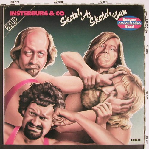 Insterburg & Co.: Sketch As Sketch Can, Foc, RCA Extra (CL 28315), D, 1978 Typ: 2LP Best.-Nr.: V2555 Preis: 9,00 Euro