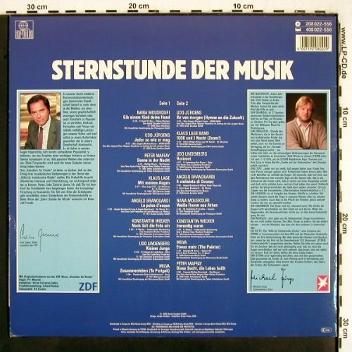V.A.Sternstunde der Musik: Nana Mouskouri... Peter Maffay, Ariola(208 022-556), D, 1986 - LP - V2964 - 3,00 Euro