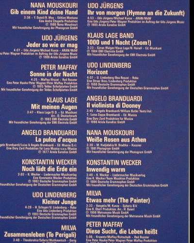 V.A.Sternstunde der Musik: Nana Mouskouri... Peter Maffay, Ariola(208 022-556), D, 1986 - LP - V2964 - 3,00 Euro