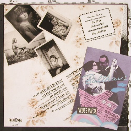 Ballhaus: Same, Freistil (FSL 002), D, 1990 Typ: LP Best.-Nr.: V2988 Preis: 6,00 Euro