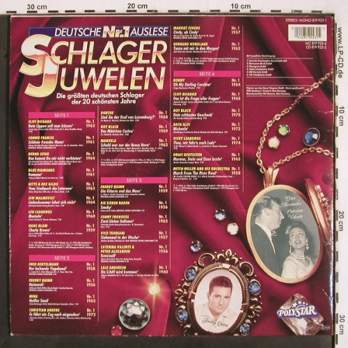 V.A.Schlager Juwelen Nr.1: Cliff Richard... Mitch Miller, Polystar(819 923-1), D, 1987 - 2LP - V3027 - 6,00 Euro