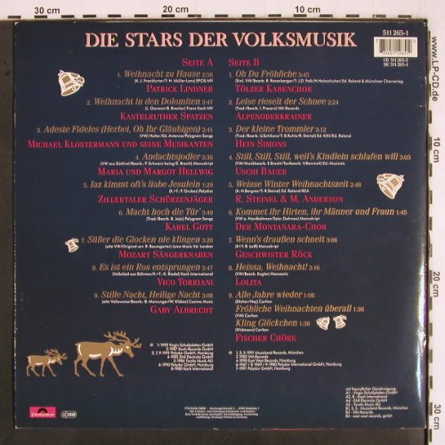 V.A.Frohe Weihnachten: Ramona Leiss prä.Stars d Volksmusik, Polydor (511 265-1), D, 1991 Typ: LP Best.-Nr.: V3058 Preis: 5,00 Euro