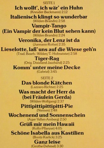 Viel-Harmoniker: Hochgenuß und Nostalgie, Teldec/Prom (6.22908 AS), D, 1976 Typ: LP Best.-Nr.: V3193 Preis: 5,00 Euro