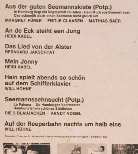 V.A.Hamburg Ahoi !: Ein musikalisches Souvenier, Volksplatte(SMVP 6082), D,  - LP - V3547 - 7,50 Euro