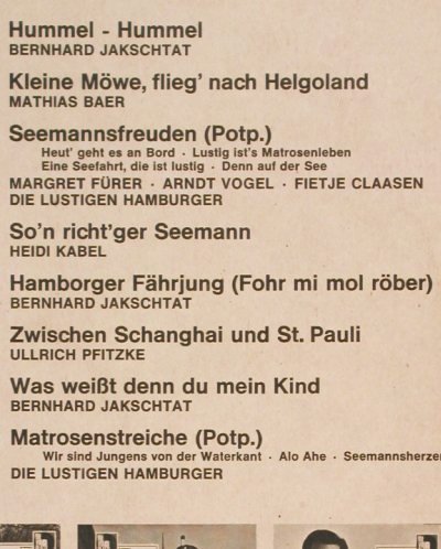 V.A.Hamburg Ahoi !: Ein musikalisches Souvenier, Volksplatte(SMVP 6082), D,  - LP - V3547 - 7,50 Euro