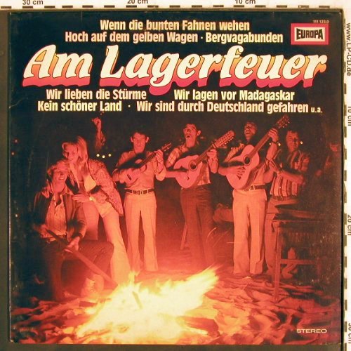 V.A.Am Lagerfeuer: Ina Bergner,FredHaider,S.Gr.Condor, Europa (111 123.0), D, 1979 Typ: LP Best.-Nr.: V3572 Preis: 4,00 Euro