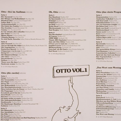 Waalkes,Otto: Otto Vol.1, Box (SPR 0110-0104), Rüssl(1C 198 15 51003), D, Lim.Ed., 1984 - 5LP - V3591 - 20,00 Euro