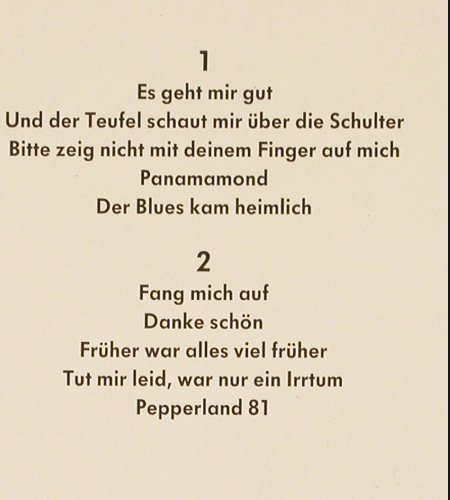 Waggershausen,Stefan: Fang mich auf, Ariola (203 889), D, 1981 Typ: LP Best.-Nr.: V3601 Preis: 5,00 Euro
