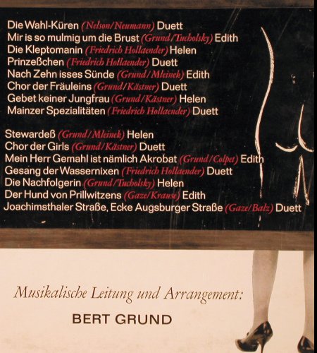 Hancke,Edith & Helen Vita: Wir sind süß aber doof, Bert Grund, Polydor Kabarett (237 806), D, 1965 Typ: LP Best.-Nr.: V3742 Preis: 30,00 Euro