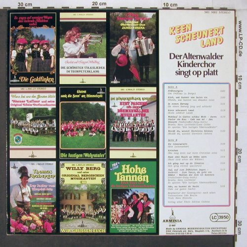 Altenwalder Kinderchor: Keen Scheunert Land, Arminia (SRI 5082), D, 1987 Typ: LP Best.-Nr.: V3750 Preis: 7,50 Euro