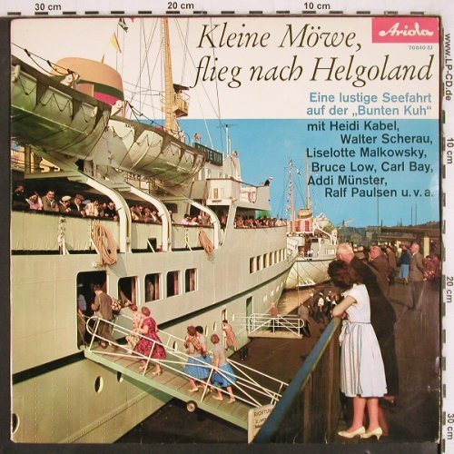 V.A.Kleine Möwe,flieg nachHelgoland: Eine lustige Seefahrt... Bunten Kuh, Ariola(70 640 IU), D, Mono,  - LP - V3752 - 7,50 Euro