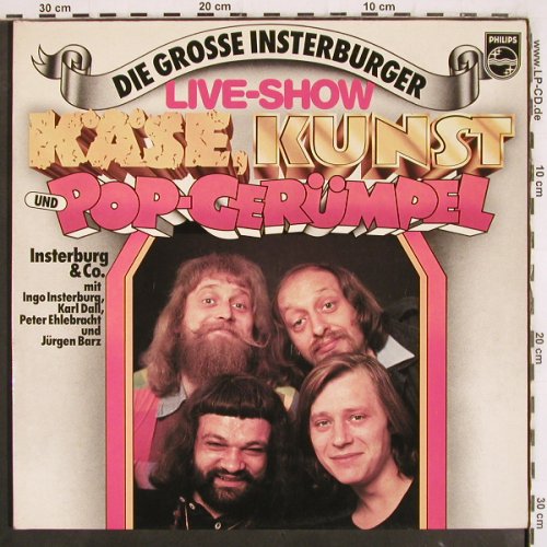 Insterburg & Co.: Die Grosse ..Live Show, Foc, Philips(6623 094), D, Ri, 1974 - 2LP - V3827 - 9,00 Euro