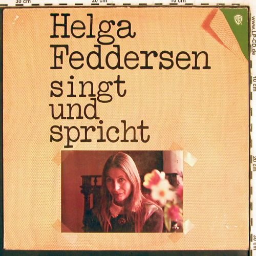 Feddersen,Helga: singt und spricht, WB (56120), D, 1975 Typ: LP Best.-Nr.: V3843 Preis: 12,50 Euro