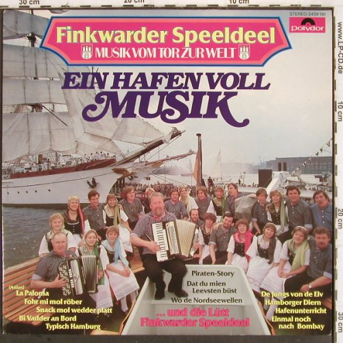 Finkwarder Speeldeel:&nbsp;Ein Hafen voll Musik, Polydor (2459 191), D Typ:&nbsp;LP Best.-Nr.:&nbsp;V41 Preis:&nbsp; 6,00 Euro