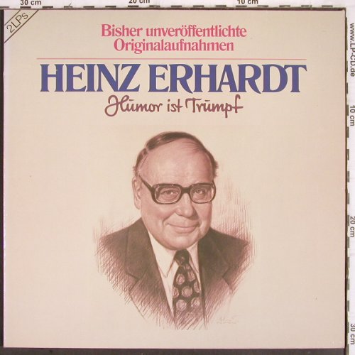 Erhardt,Heinz:&nbsp;Humor ist Trumpf, Foc, Teldec (6.28641 DP), D, 1984 Typ:&nbsp;2LP Best.-Nr.:&nbsp;V64 Preis:&nbsp; 7,50 Euro