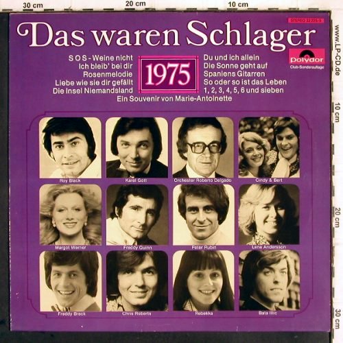 V.A.Das Waren Schlager:&nbsp;1975 - Freddy Quinn... Rebekka, Polydor Club-Ed. (32 225-5), D Typ:&nbsp;LP Best.-Nr.:&nbsp;V680 Preis:&nbsp; 5,00 Euro