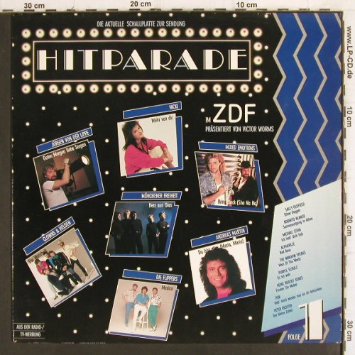 V.A.Hitparade im ZDF:&nbsp;Münchener Freiheit.. Sally Oldfield, CBS (CBS 4600961), NL, 1987 Typ:&nbsp;LP Best.-Nr.:&nbsp;V805 Preis:&nbsp; 4,00 Euro