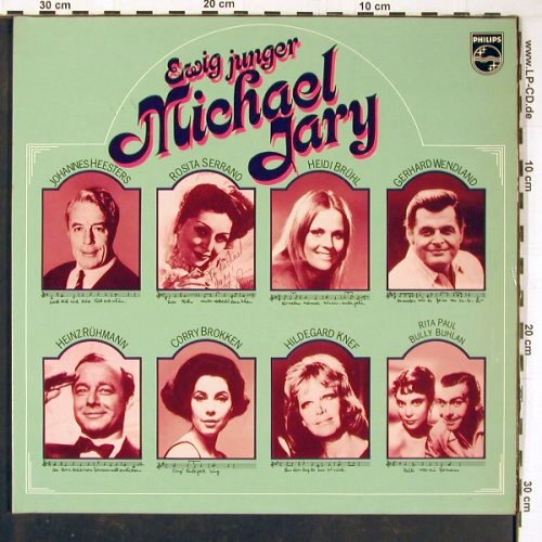 V.A.Ewig Junger Michael Jary:&nbsp;Rita Paul / B.Buhlan, Knef, Glusgal, Philips (6612 102), D Typ:&nbsp;2LP Best.-Nr.:&nbsp;V960 Preis:&nbsp; 9,00 Euro