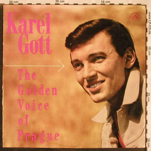 Gott,Karel: The Golden Voice Of Prague, vg+/vg+, Supraphon,SUA13643(DV 10232), CZ, stoc, 1966 - LP - X1251 - 12,50 Euro