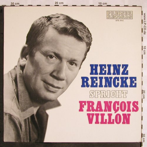 Reincke,Heinz: spricht Francois Villon, Preiser Records(SPR 9941), A,  - LP - X1390 - 7,50 Euro