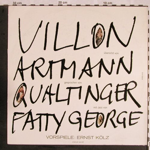 Qualtinger,Helmut / Fatty George: Villon übersetzt von Artmann, Unikum(UN 307), A,  - LP - X1426 - 17,50 Euro