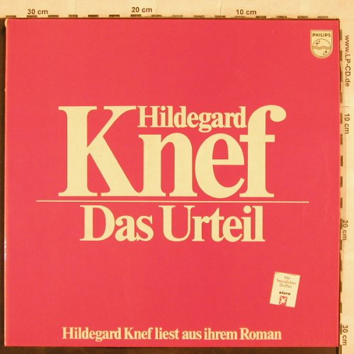 Knef,Hildegard: liest aus ihrem Roman,Das Urteil, Philips(6641 320), D, 1975 - 2LP - X146 - 12,50 Euro