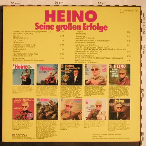 Heino: Seine Grossen Erfolge 4, EMI Columbia(C 062-29 504), D, 1973 - LP - X1471 - 5,00 Euro