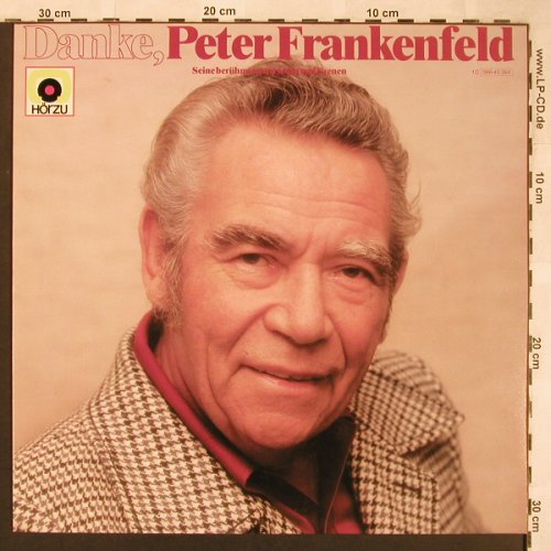 Frankenfeld,Peter: Danke,Seine berühm.Lieder..., EMI / HörZu(066-45 344), D,  - LP - X1755 - 5,50 Euro