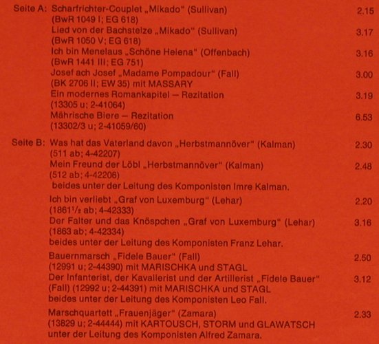 Pallenberg,Max: Serie für Liebhaber und Sammler, Discophilia(UG-P-1), D,  - LP - X1880 - 7,50 Euro