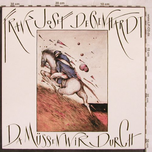 Degenhardt,Franz-Josef: Da Müssen wir Durch, Polydor(833 842-1), D, 1987 - LP - X196 - 6,00 Euro
