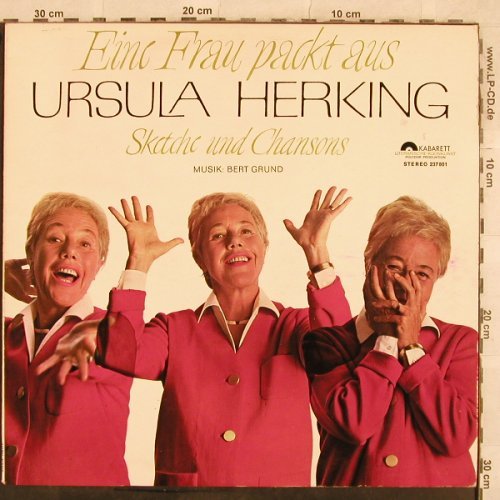 Herking,Ursula: Eine Frau packt aus, Polydor Kabarett(237 801), D, 1964 - LP - X254 - 15,00 Euro