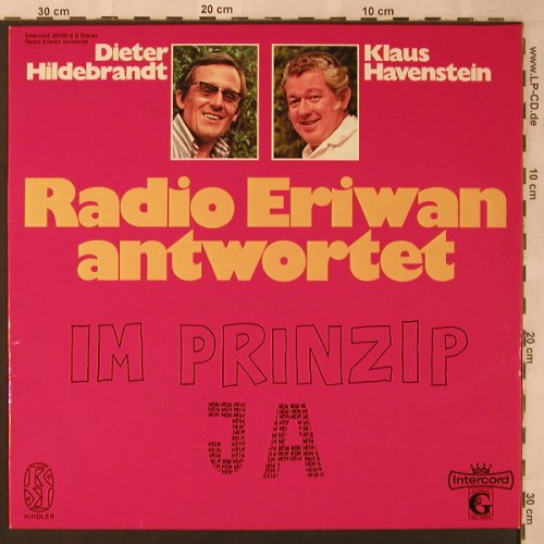 Hildebrandt,Dieter & Kl.Havenstein: Radio Eriwan Antwortet, Global(26 005-9 B), D,  - LP - X2686 - 9,00 Euro