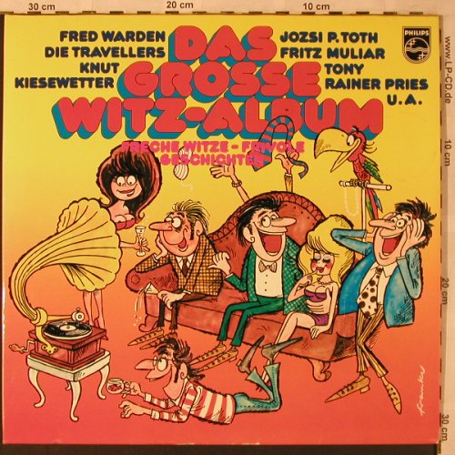V.A.Das Grosse Witz-Album: Freche Witze-Frivole Geschichten, Philips(6623 024), D, Foc,  - 2LP - X2752 - 6,00 Euro
