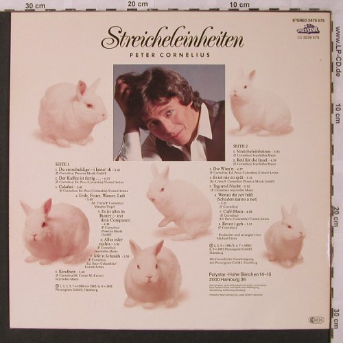 Cornelius,Peter: Streicheleinheiten, Polystar(2475 575), D, 1982 - LP - X2878 - 5,50 Euro