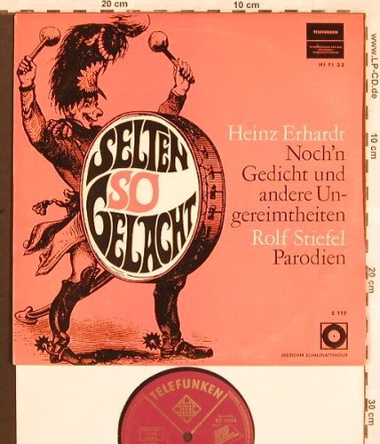 Erhardt,Heinz: Noch'n Gedicht+andere Ungereimt.., Telefunken(C-117), D,Club Ed.,  - 10inch - X3159 - 6,00 Euro