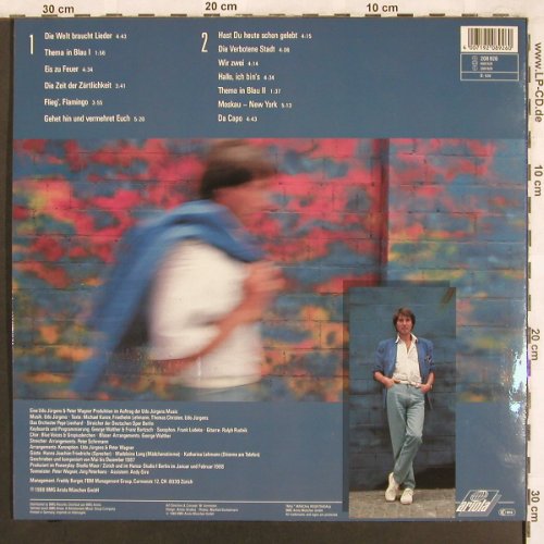 Jürgens,Udo: Das Blaue Album, Blue Vinyl, Ariola(208 926), D, 1988 - LP - X3773 - 6,00 Euro