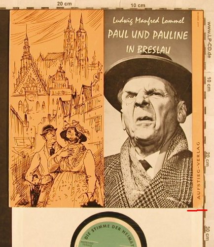 Lommel,Ludwig Manfred: Paul und Pauline in Breslau, m-/vg+, Aufstieg-Verlag(AHP 3298-25), D, Ri, 1953 - 10inch - X413 - 6,00 Euro